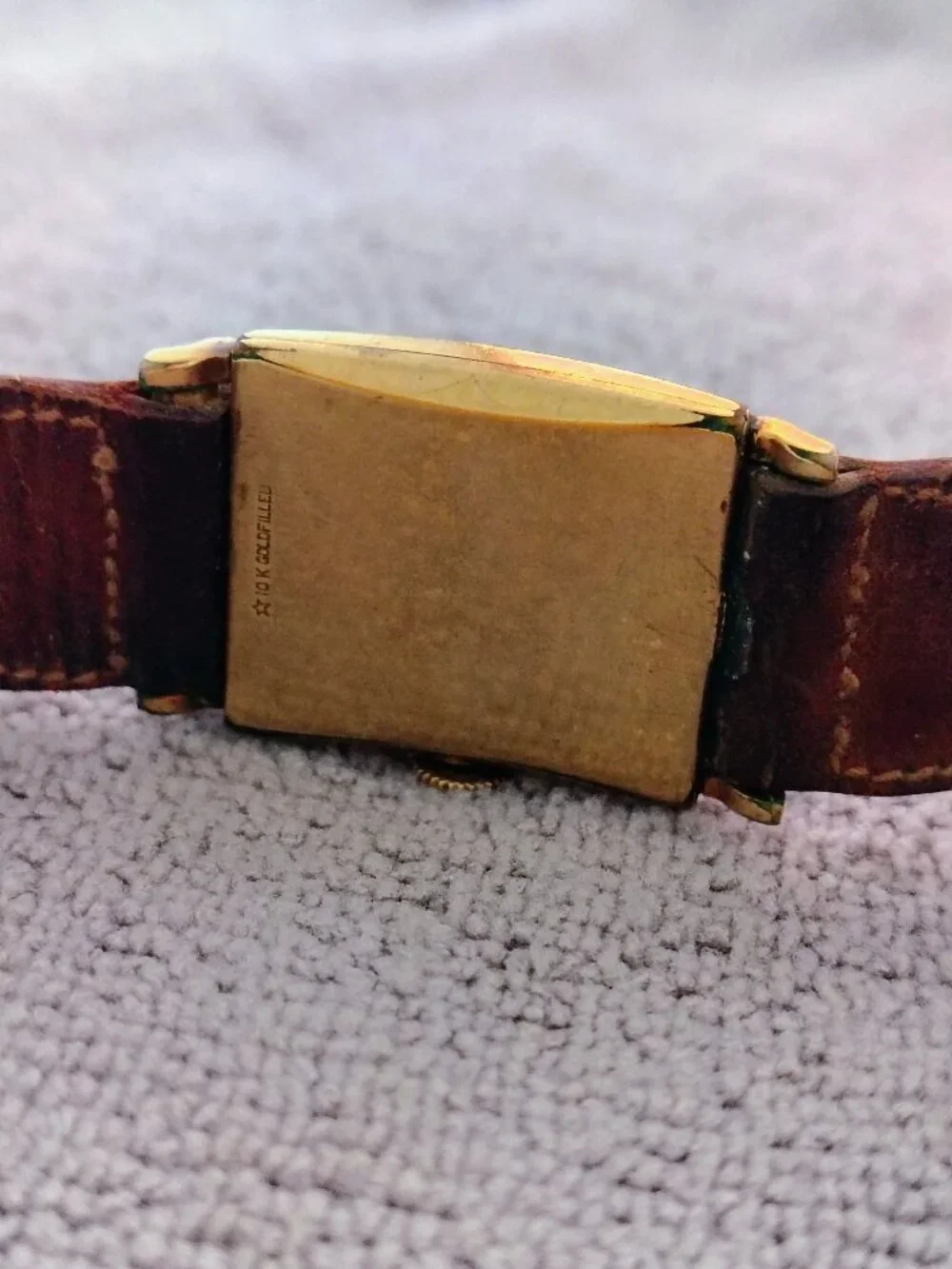 10k Gold Filled ​Vintage Working Girard Perregaux Tank Watch Manual Wind